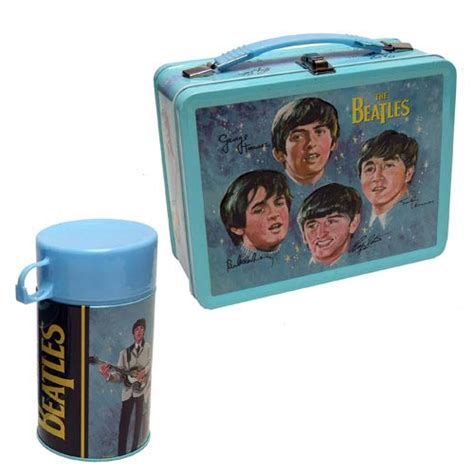 factory entertainment the beatles signatures retro style metal lunch box|The Beatles 2012 Factory Entertainment Yellow Submarine Retro .